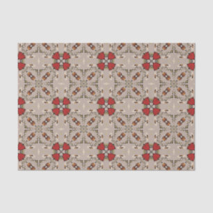 Geometrisches Tulpen-Papier Seidenpapier