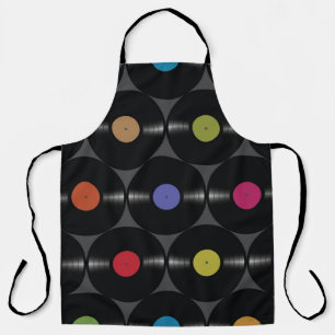 Geometrisches Vinyl: Einfacher Nahtloser Hintergru Schürze