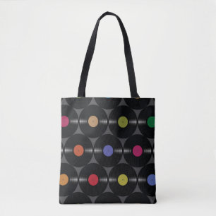 Geometrisches Vinyl: Einfacher Nahtloser Hintergru Tasche