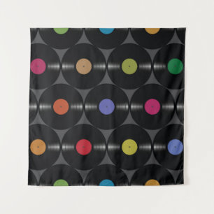 Geometrisches Vinyl: Einfacher Nahtloser Hintergru Wandteppich