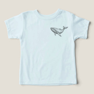 Geometrisches Wal-Kinder-T-Shirt