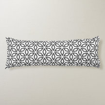 Geometrisches weißes Schwarz-Silber-Muster