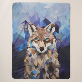 Geometrisches Wolfshändchen Sherpadecke