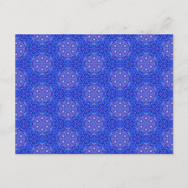 Geometrisches Wunderland Postkarte (Vorderseite)