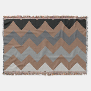 Geometrisches Zickzack Muster Decke
