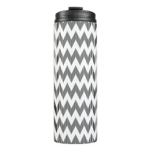 Geometrisches Zickzackmuster 2 Thermosbecher