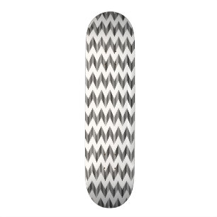 Geometrisches Zickzackmuster Skateboard