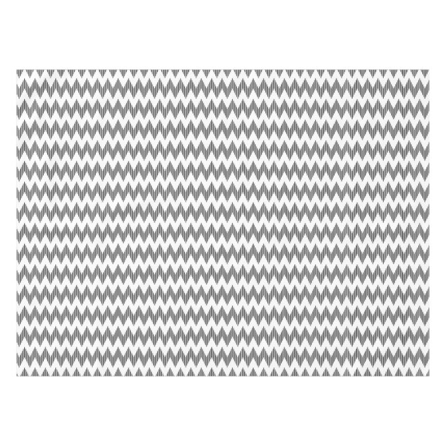 Geometrisches Zickzackmuster Tischdecke (Vorderseite (Horizontal))