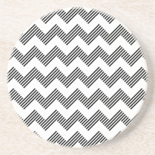 Geometrisches Zickzackmuster Untersetzer
