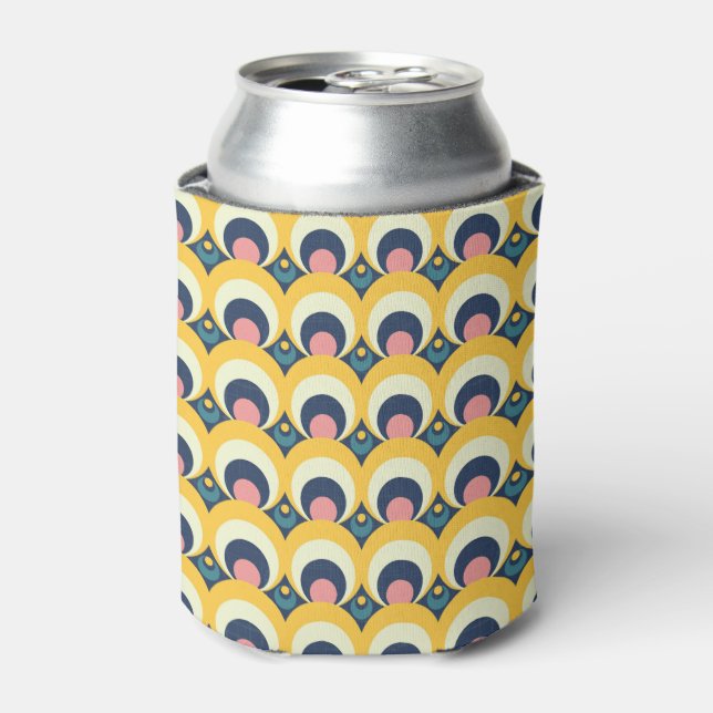 Geometrisches Zirkelmuster Dosenkühler (Kanne Vorderseite)