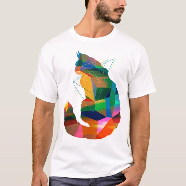 Geometry cat T-Shirt (Vorderseite)