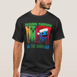 Geometry Dash Durch Den Schnee Schlaf-Dash-Spiel T-Shirt