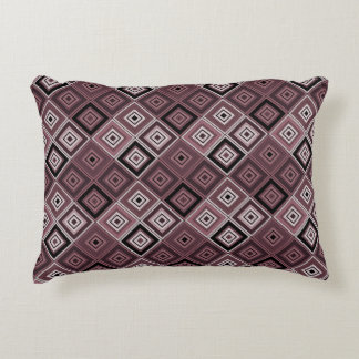 Geometry ethnic patchwork brown burgundy  dekokissen