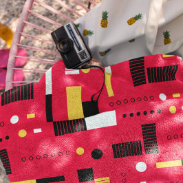 Geometry Polka Streifen Badhandtuch Set