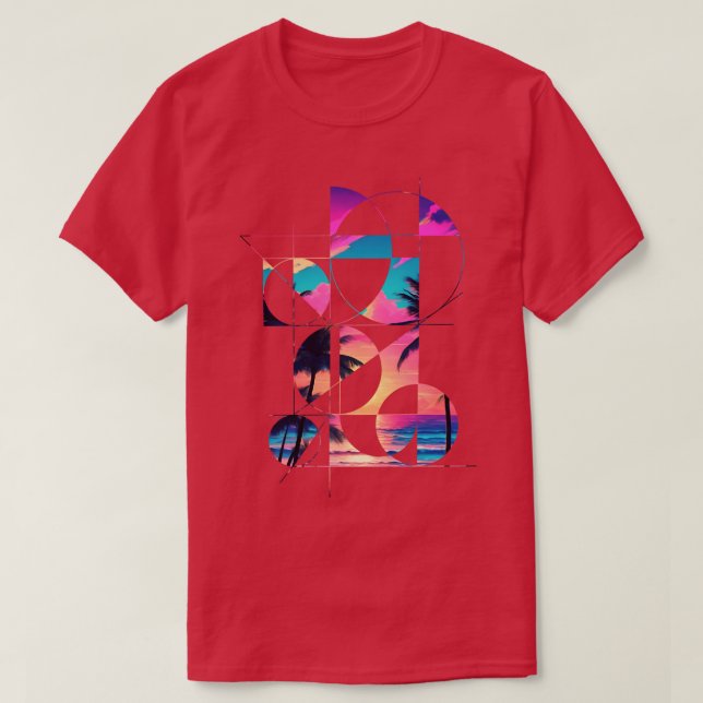 Geometry Summer beach TShirt (Design vorne)