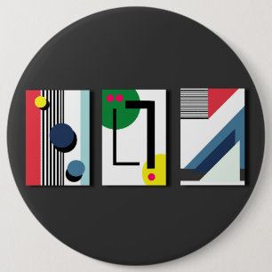 Geometryabstrakt Button