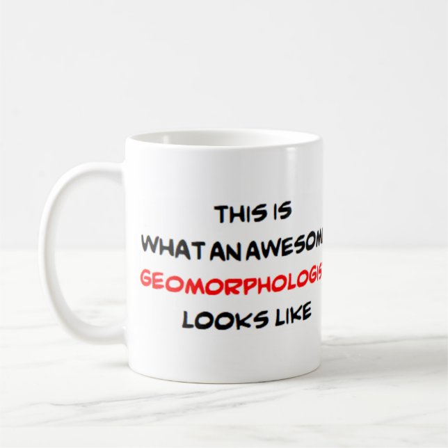 Geomorphologe, phantastisch kaffeetasse (Links)