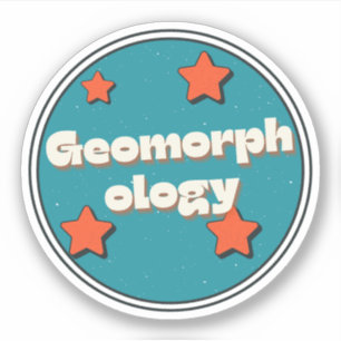 Geomorphologie Aufkleber