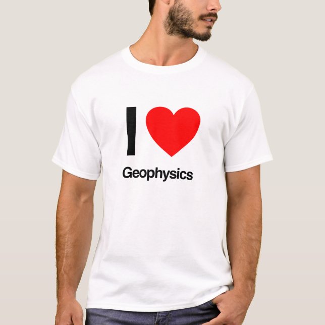 Geophysik in der Liebe T-Shirt (Vorderseite)
