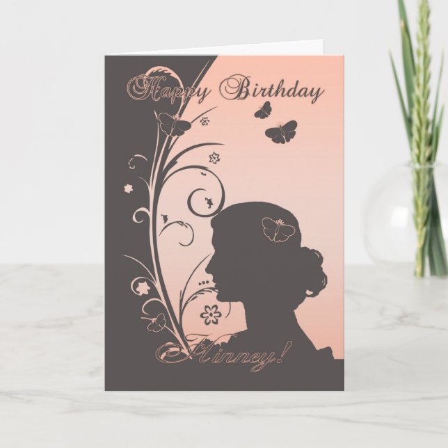 Geordie - Hinney Birthday Card für Special Lady Karte (Vorderseite)