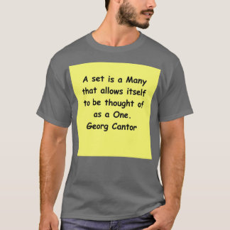 Georg Cantor 7 T-Shirt
