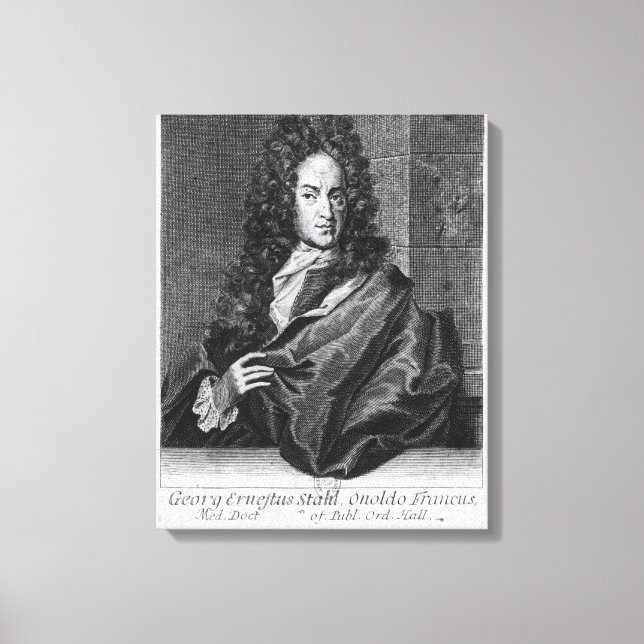 Georg Ernest Stahl Leinwanddruck (Vorderseite)