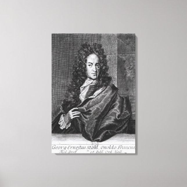 Georg Ernest Stahl Leinwanddruck (Vorderseite)