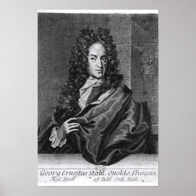 Georg Ernest Stahl Poster (Vorne)