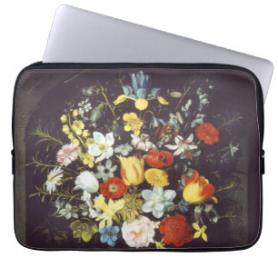 Georg Flegel Big Stück Blume (in Nische) Laptopschutzhülle