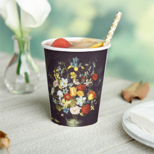 Georg Flegel Big Stück Blume (in Nische) Pappbecher