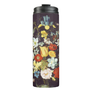 Georg Flegel Großes Blumenstück (in Nische) Thermosbecher