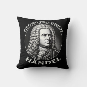 Georg Friedrich Händel Barockkomponist Kissen