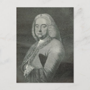 Georg Friedrich Händel Postkarte