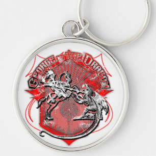Georg und der Drache Schlüsselanhänger