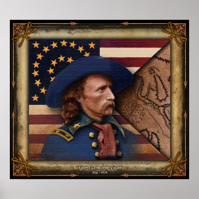 George Armstrong Custer Poster (Vorne)
