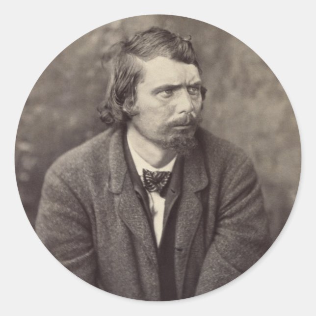 George Atzerodt Lincoln Ermordung Verschwörer Runder Aufkleber (Vorderseite)