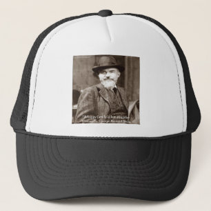 George B Shaw "Familie/Himmel" Weisheitszitate Ges Truckerkappe