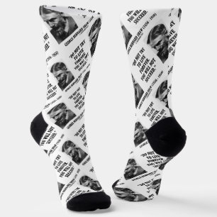 George B. Shaw leben nicht ewig nicht erfolgreich Socken