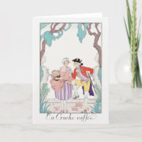George Barbier, Art Deco Dankeschön Card