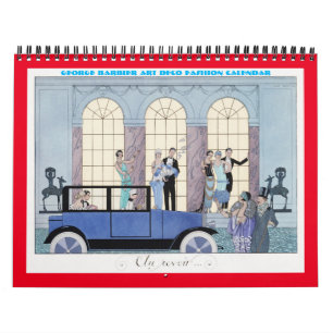 George Barbier Art Deco Fashion Calendar Kalender
