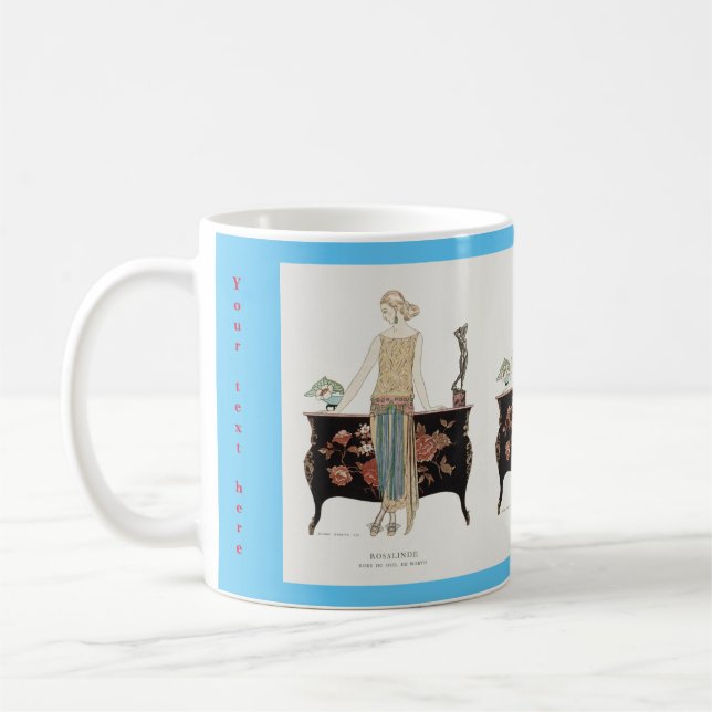 George Barbier Art Deco Kaffeetasse (Links)