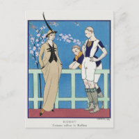 George Barbier, Art Deco Postcard