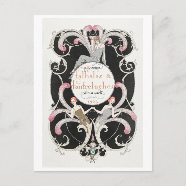 George Barbier, Art Deco Postcard Postkarte (Vorderseite)