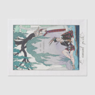 George Barbier, Art Deco Tissue Seidenpapier