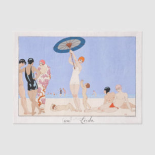 George Barbier, Art Deco Tissue Seidenpapier