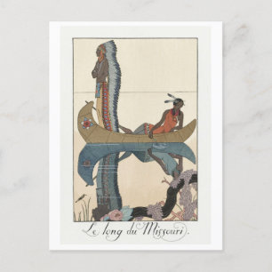 George Barbier, Carte postale amérindienne