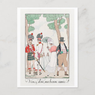 George Barbier, carte postale Art déco