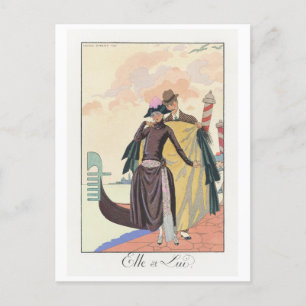 George Barbier, carte postale Art déco