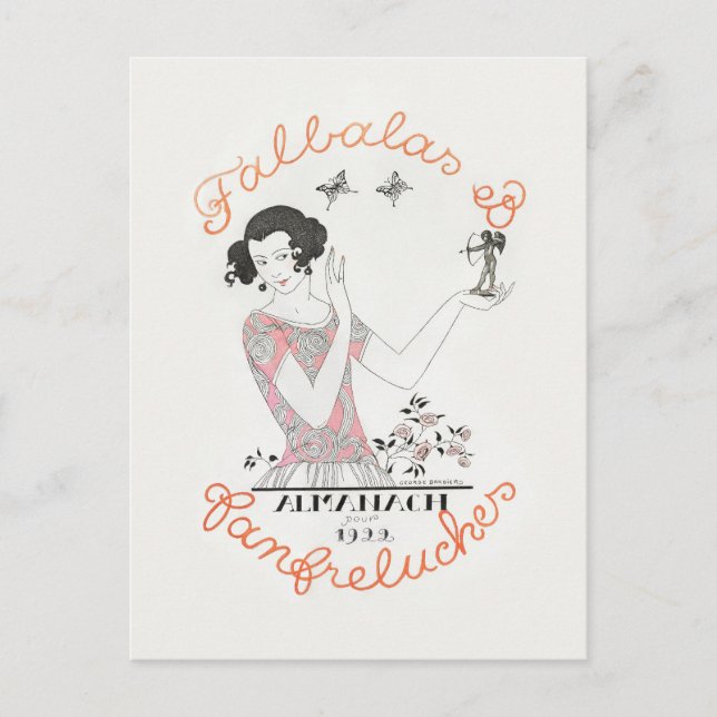 George Barbier, carte postale Art déco (Devant)