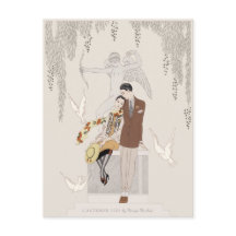 George Barbier L'Automne Autumn 1925 Lovers CC1226